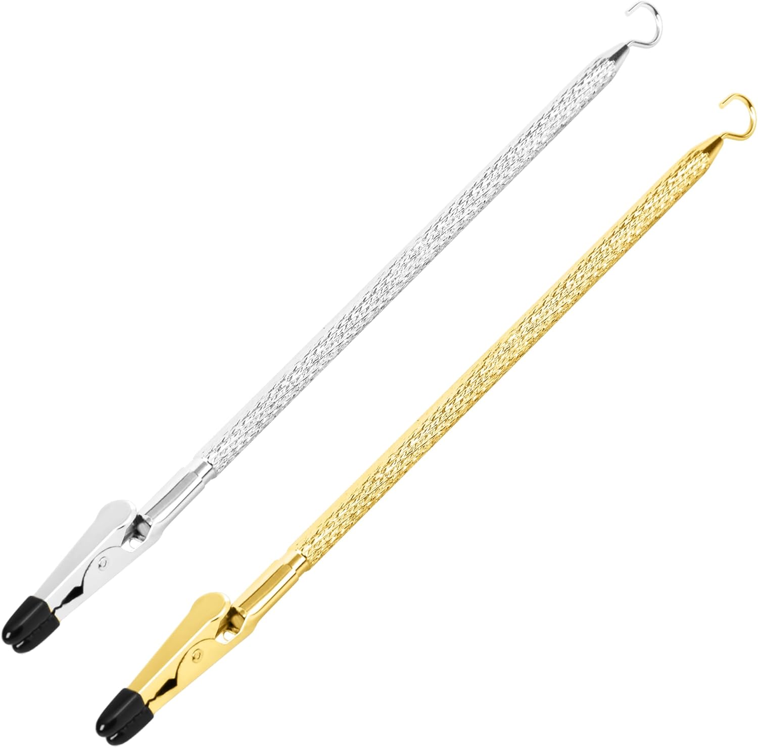 Bracelet Helper Tool with Hook - Fastener Helper Tool for Bracelet, Necklace, Jewelry, Watch - Silver, Gold, V1258-DP02-F-721