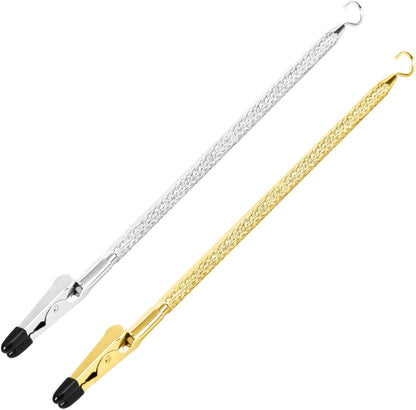 Bracelet Helper Tool with Hook - Fastener Helper Tool for Bracelet, Necklace, Jewelry, Watch - Silver, Gold, V1258-DP02-F-721