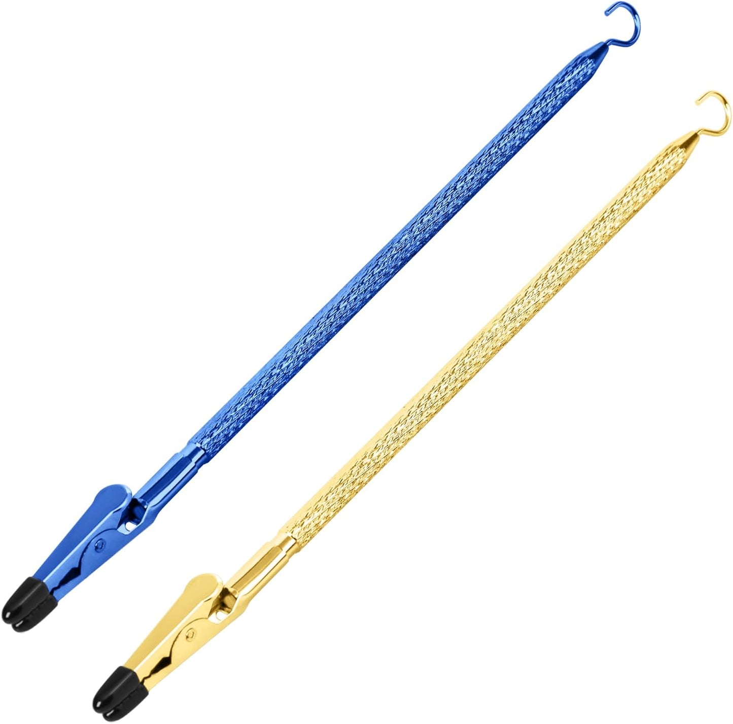 Bracelet Helper Tool with Hook - Fastener Helper Tool for Bracelet, Necklace, Jewelry, Watch - Blue, Gold, V1258-DP02-F-723