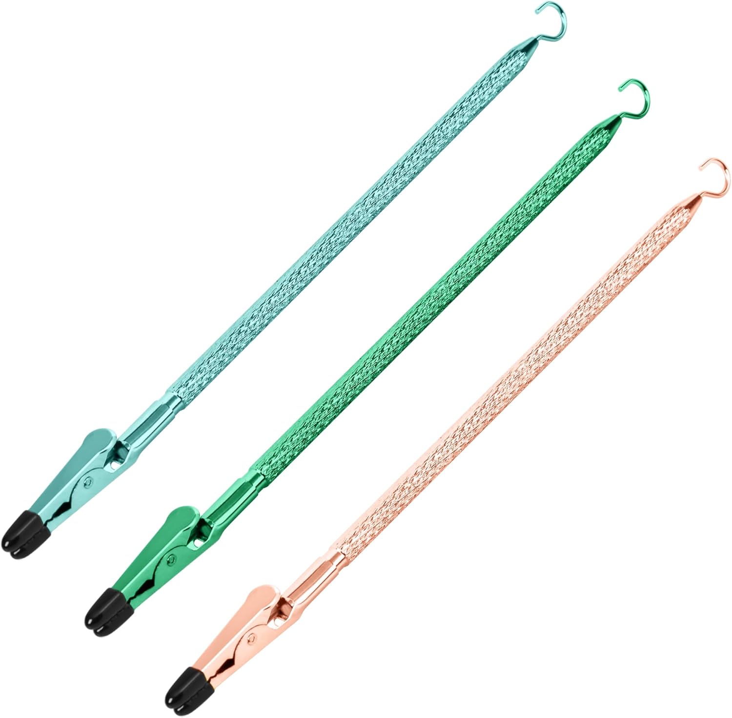 Bracelet Helper Tool with Hook - Fastener Helper Tool for Bracelet, Necklace, Jewelry, Watch - Teal, Emerald, V1258-DP02-F-726