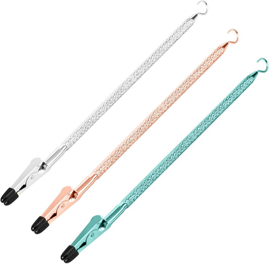 Bracelet Helper Tool with Hook - Fastener Helper Tool for Bracelet, Necklace, Jewelry, Watch - Silver, Rose, V1258-DP02-F-727