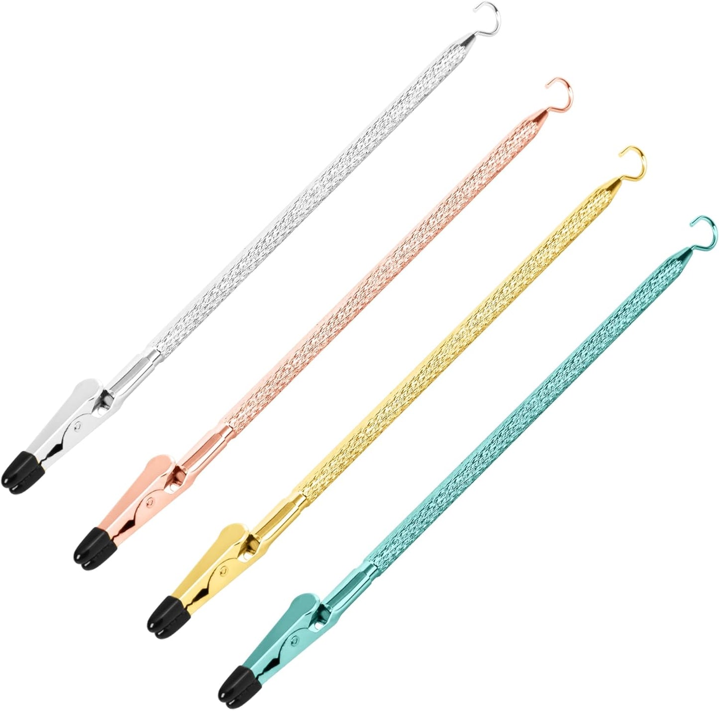 Bracelet Helper Tool with Hook - Fastener Helper Tool for Bracelet, Necklace, Jewelry, Watch - Silver, Rose, V1258-DP02-F-729