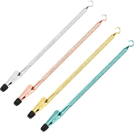 Bracelet Helper Tool with Hook - Fastener Helper Tool for Bracelet, Necklace, Jewelry, Watch - Silver, Rose, V1258-DP02-F-729