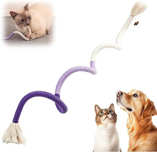 Cat Chew Rope Toy,Interactive Cat Toys for Indoor Cats,Catnip Toys for Bored Indoor Adult Cats,Cat Enrichment V1258-DP02-F-755