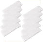 10 PCS White Unisex Sports Sweatband Headband Sweat Absorbing Terry Cloth Bands V1258-DP02-F-757