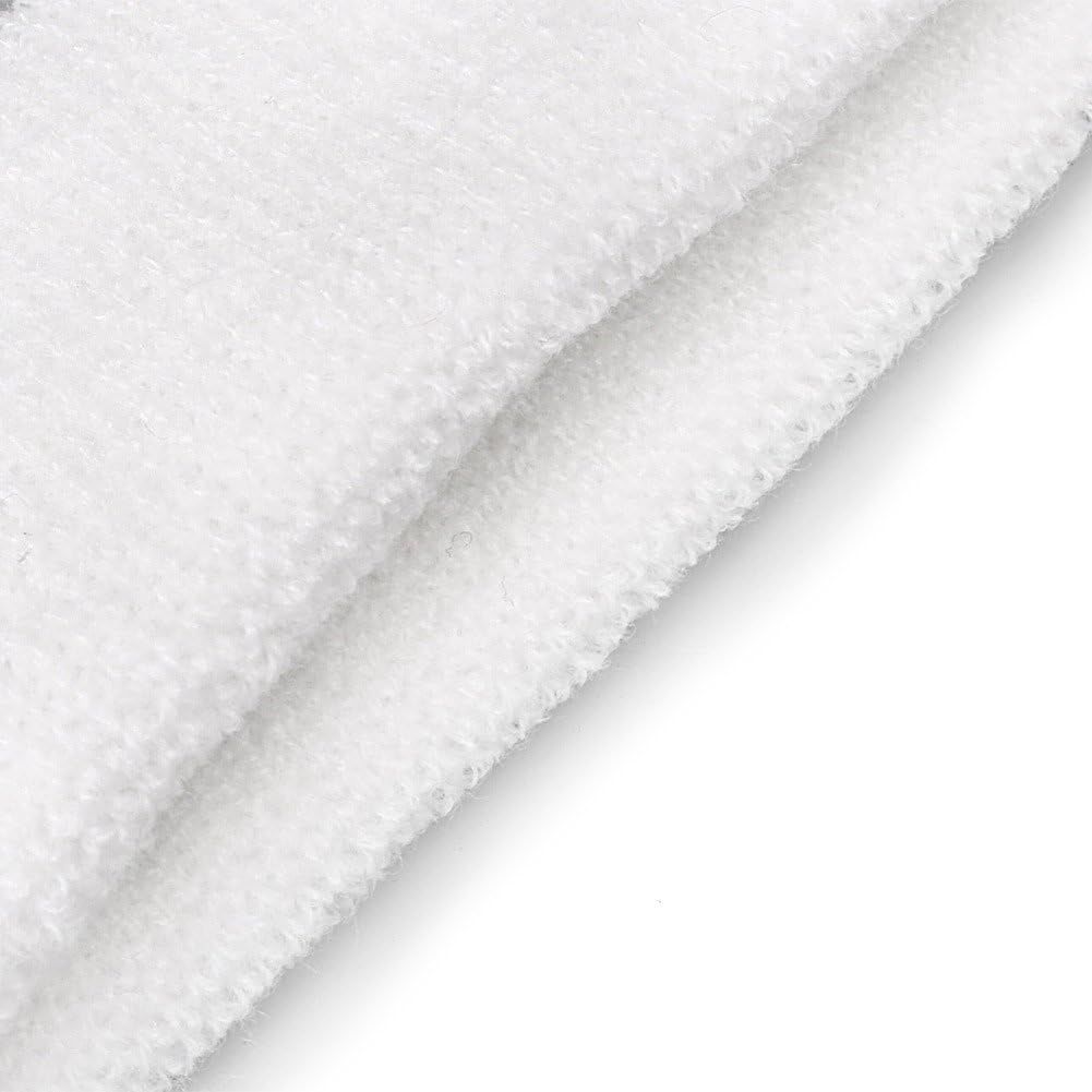 10 PCS White Unisex Sports Sweatband Headband Sweat Absorbing Terry Cloth Bands V1258-DP02-F-757