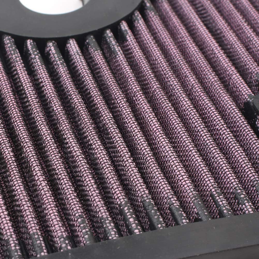 Motorcycle Air Cleaner Filter Element Assembly Replacement Compatible Fits for 2006-2008 Kawasaki EX650A V1258-DP02-F-759