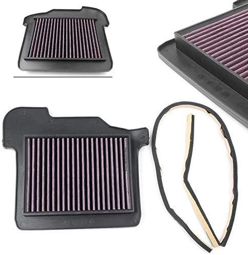 Motorcycle Air Cleaner Filter Element Assembly Replacement Compatible Fits for Yamaha FJ09 2015-2017 FZ09 V1258-DP02-F-763