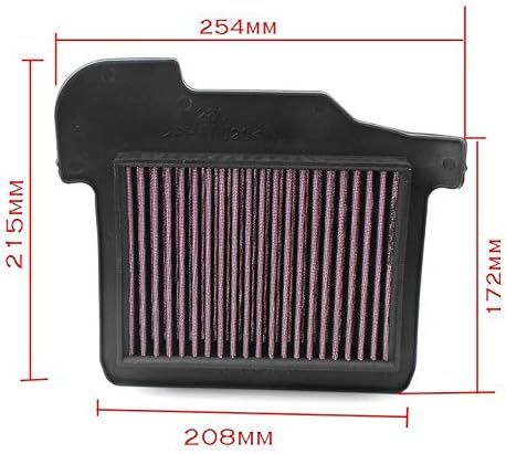 Motorcycle Air Cleaner Filter Element Assembly Replacement Compatible Fits for Yamaha FJ09 2015-2017 FZ09 V1258-DP02-F-763