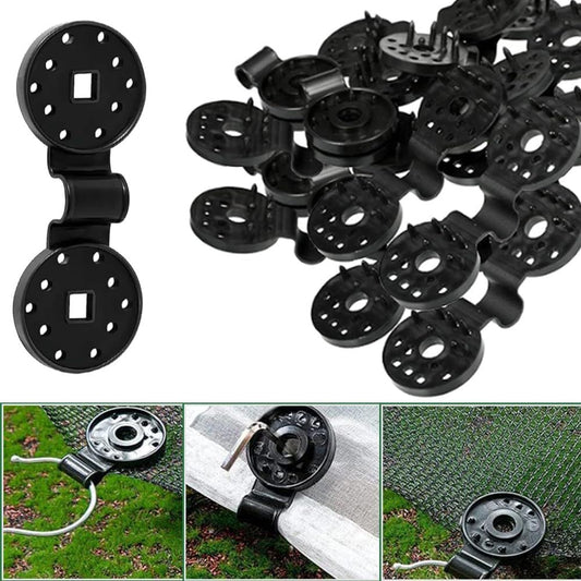 Shade Cloth Heavy Duty Lock Grip, 2023 New Shade Cloth Plastic Clips Windproof Awning Clamp Grip, Greenhouse V1258-DP02-F-770