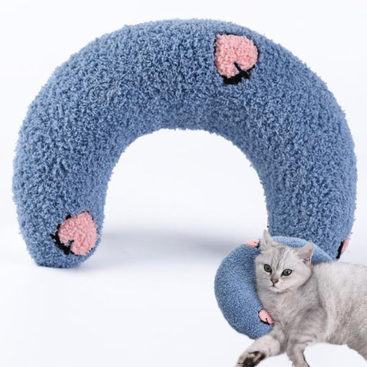 Calming Pillow for Dogs, Pet U Shape Calming Pillow Pet Neck Pillow Dog Calming Pillow for Small Dogs, Ultra V1258-DP02-F-771