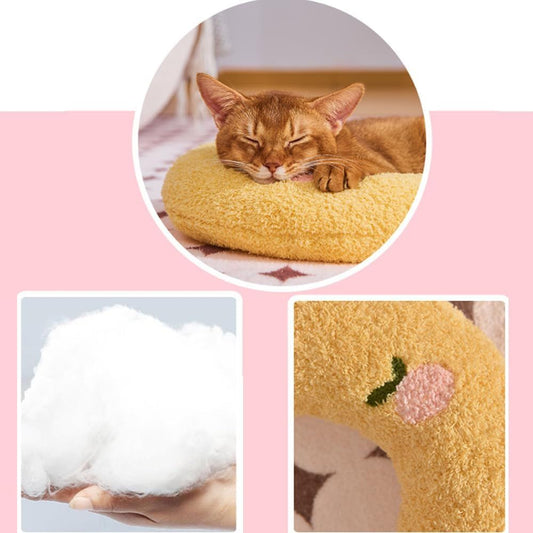 Calming Pillow for Dogs, Pet U Shape Calming Pillow Pet Neck Pillow Dog Calming Pillow for Small Dogs, Ultra V1258-DP02-F-771