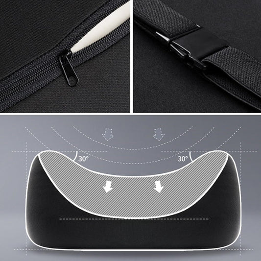 Car Headrest & Lumbar Support Cushion, Ergonomic Car Seat Headrest & Lumbar Cushion with Adjustable Strap for V1258-DP02-F-774
