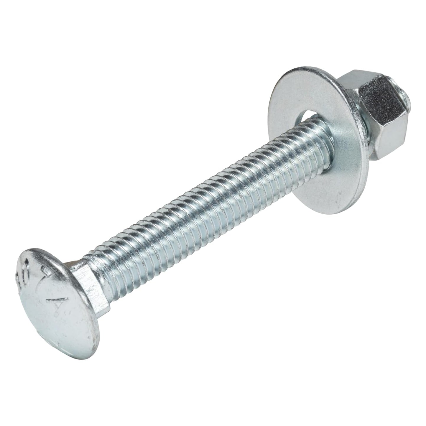 1/2" x 4" (25 Pack) Zinc Carriage Bolt Kit, Grade 307A by Makers Bolt V1258-DP02-F-79