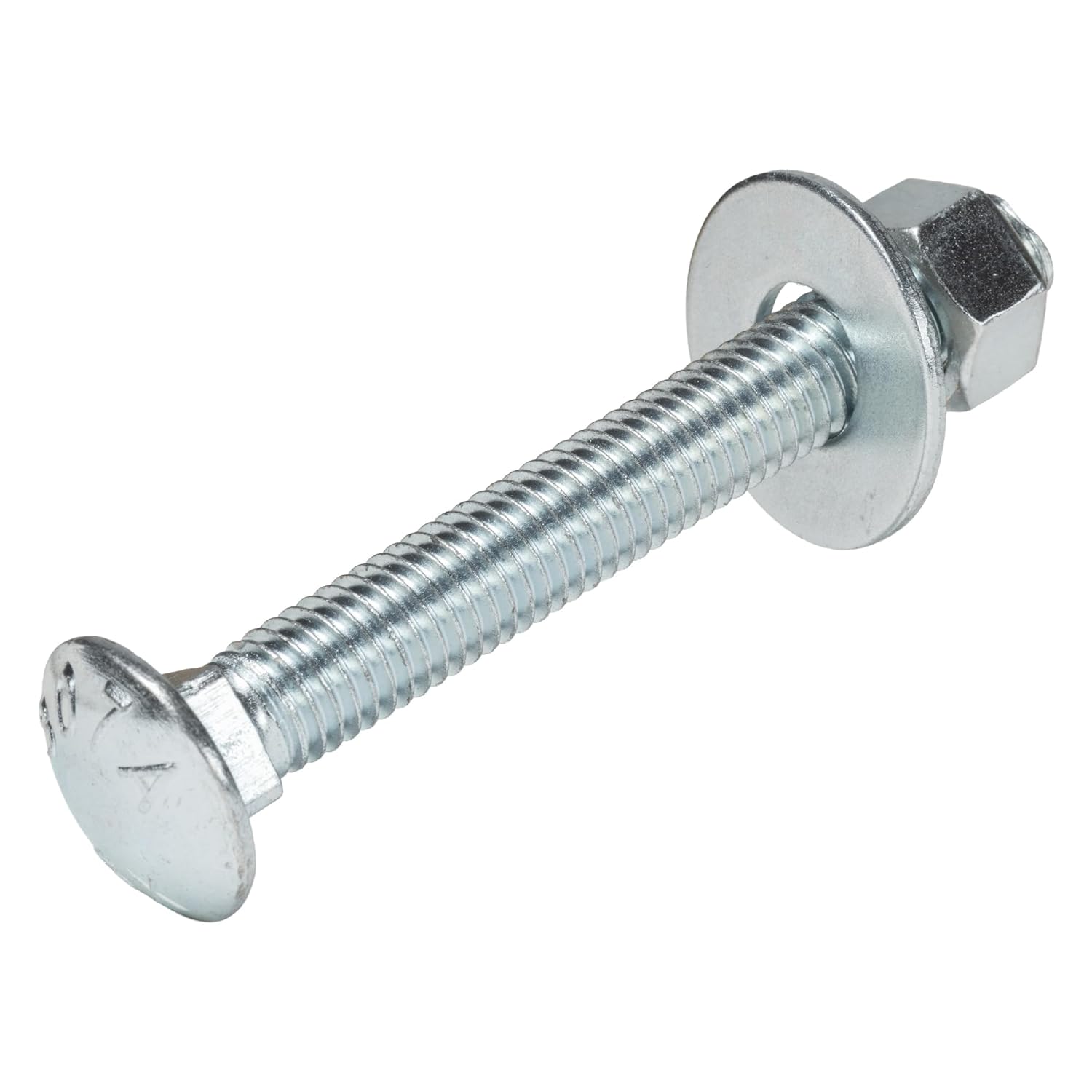 1/2" x 4" (25 Pack) Zinc Carriage Bolt Kit, Grade 307A by Makers Bolt V1258-DP02-F-79