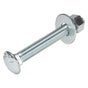 1/2" x 4" (25 Pack) Zinc Carriage Bolt Kit, Grade 307A by Makers Bolt V1258-DP02-F-79