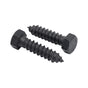 1/2" x 2", 25-Piece Black Lag Bolts, Rustproof 4-Layer Ceramic BLAKOTE, 2X Protection of Galvanized Lag V1258-DP02-F-80