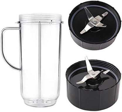 2X Cross blade with replacement 22oz cup for 250w Magic bullet MB1001 Blender V1258-DP02-F-807