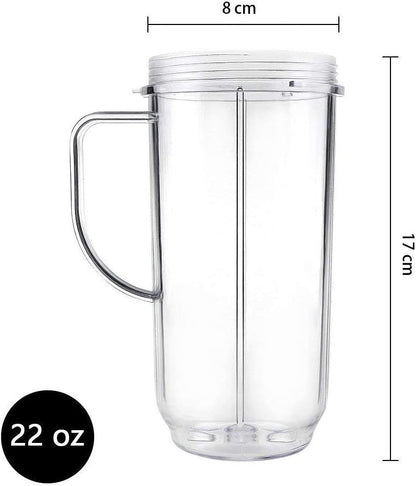 2X Cross blade with replacement 22oz cup for 250w Magic bullet MB1001 Blender V1258-DP02-F-807