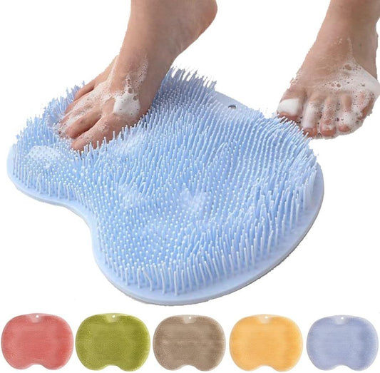 Foot Back Cleaning Pad, 2024 Upgrade Shower Foot Scrubber Mat Slip Suction Cups Foot Scrubber, Shower Foot V1258-DP02-F-826