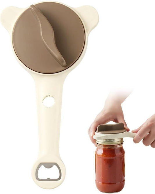 4-in-1 Jar Opener, 2026 New Adjustable Stainless Steel Jar & Bottle Opener Lid Remover for Weak Hands & V1258-DP02-F-827