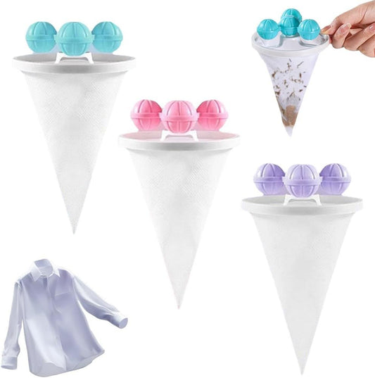 Floating Hair Filtering Mesh Removal, 2026 Upgrade Pet Hair Remover Laundry Reusable Lint Catcher for Washing V1258-DP02-F-831