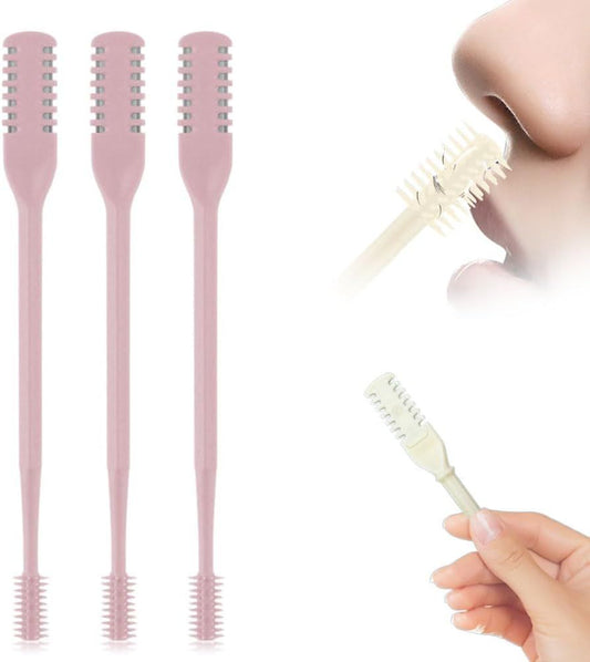 Nasal Hair Cutter, 2024 New Double Sided Nose Hair Knife Manual Nose Trimmer, 360 Rotating Nasal Razor Cutter V1258-DP02-F-836