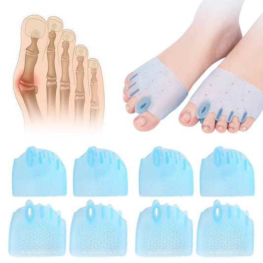 Silicone Toe Separator, 4 Pairs Gel Toe Separators Ball of Foot Cushions Toes Spreaders for Feet for V1258-DP02-F-837