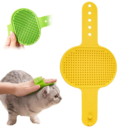 Silicone Grooming Strap Pad for Cats, 2025 New Cat Self Groomer Brush Adjustable Silicone Cat Self Groomer V1258-DP02-F-844