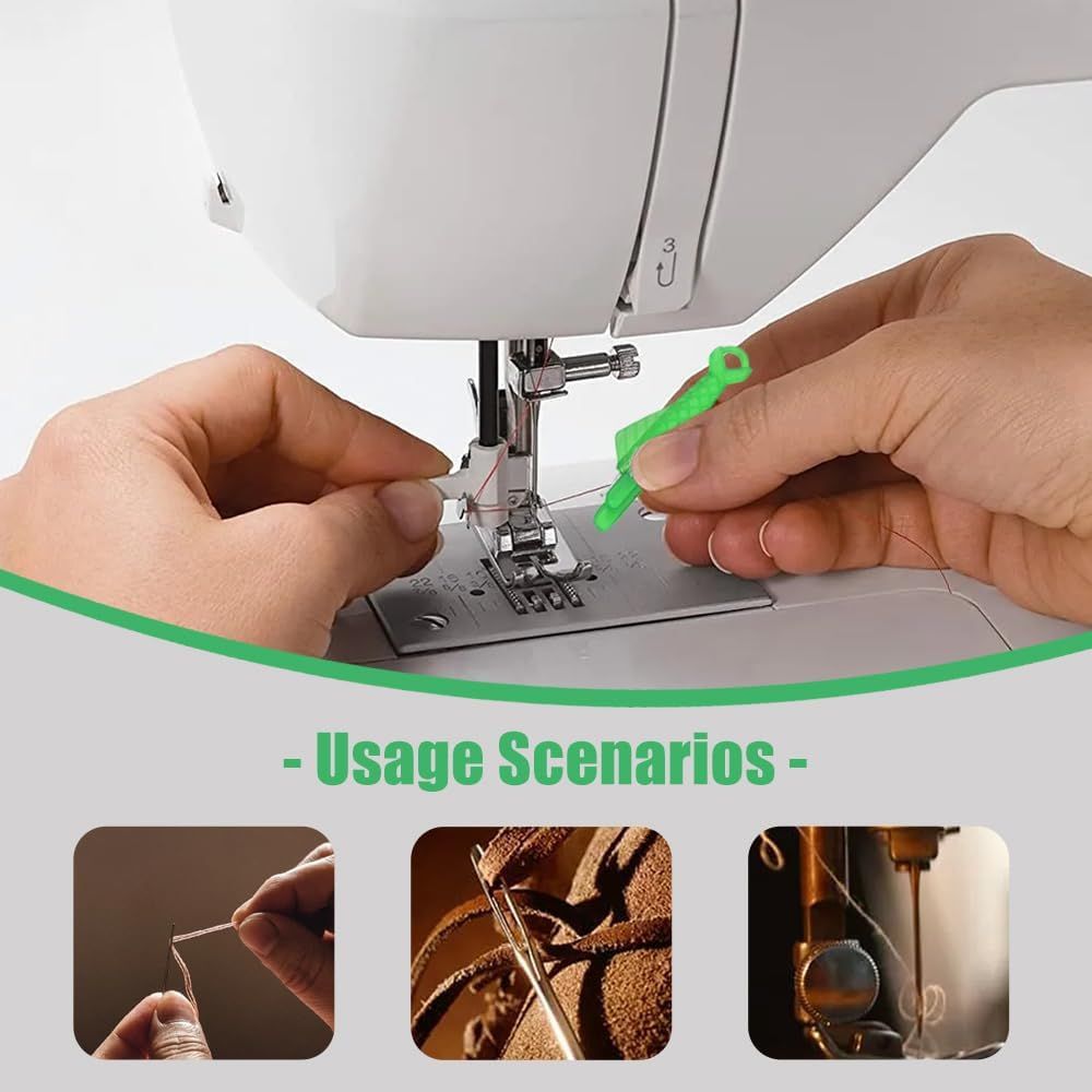 Automatic Sewing Needle Threader, Fish Type Quick Needle Threaders for Hand Sewing, Sewing Machine Needle V1258-DP02-F-854