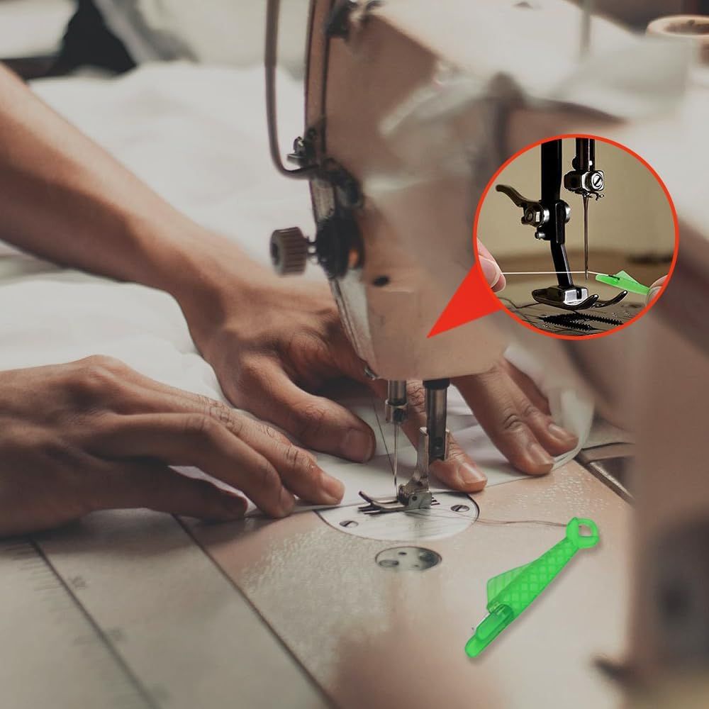 Automatic Sewing Needle Threader, Fish Type Quick Needle Threaders for Hand Sewing, Sewing Machine Needle V1258-DP02-F-854