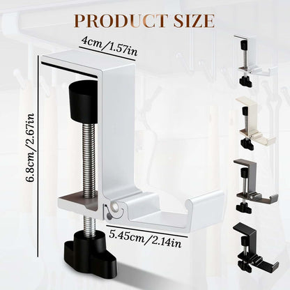 Headphone Stand, Purse Hook for Table, Foldable Space-Saving Headphone Bag Holder, Multifunctional Desk Hooks V1258-DP02-F-860