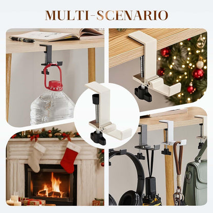 Headphone Stand, Purse Hook for Table, Foldable Space-Saving Headphone Bag Holder, Multifunctional Desk Hooks V1258-DP02-F-860
