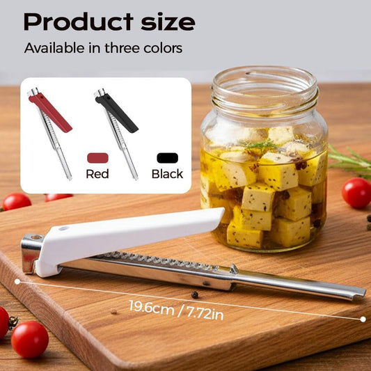 Adjustable Jar Opener for Weak Hands & Seniors - Stainless Steel Can Opener with Comfort Grip, V1258-DP02-F-861