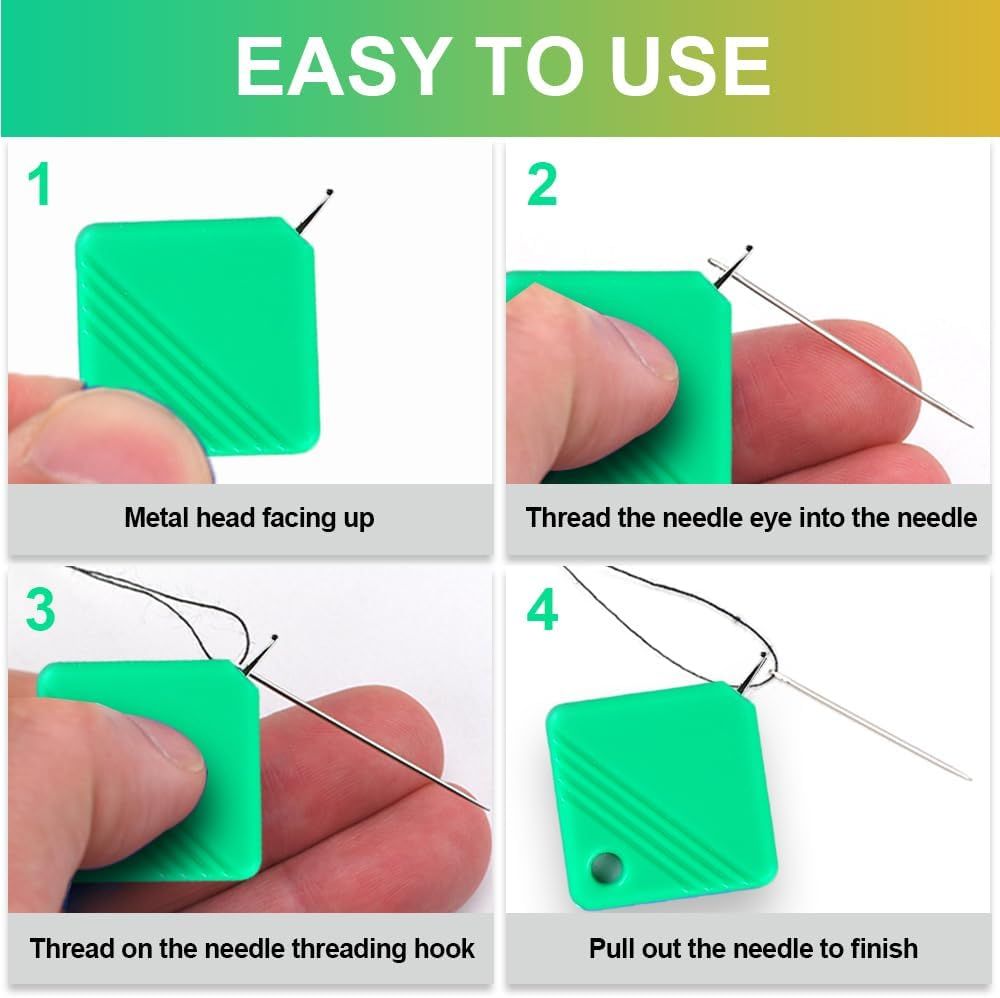 2025 Upgraded Needle Threaders, Sewing Machine Needle Threader, Needle Threaders for Hand Sewing, Embroidery V1258-DP02-F-864
