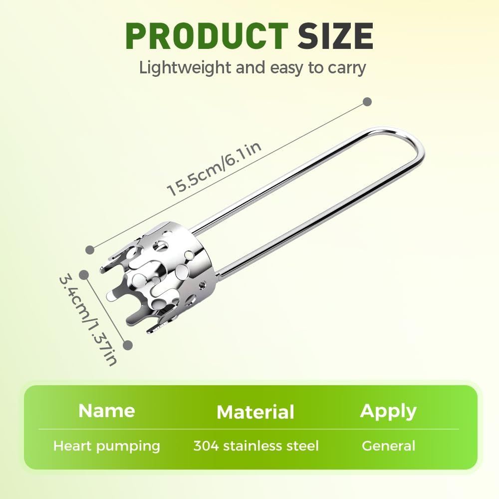 Apple Corer Tool, 2PCS Stainless Steel Fruit & Vegetable Corers for Red Bell Peppers, Apples, Pears - Easy V1258-DP02-F-867