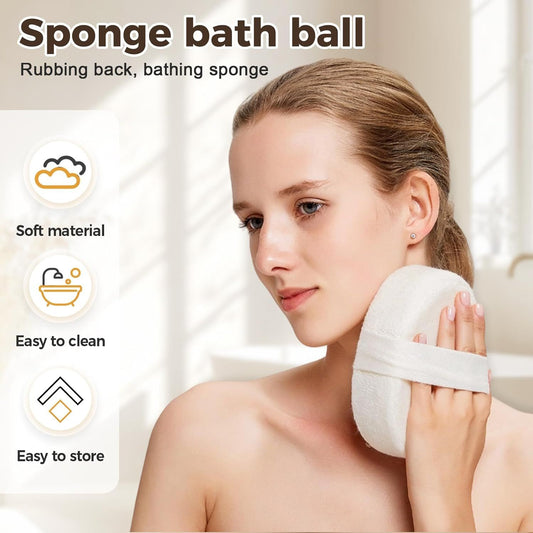 2025 Natural Loofah Sponge - Exfoliating Body Scrubber for Shower, Eco-Friendly Loofah for Men & Women (1pcs) V1258-DP02-F-870