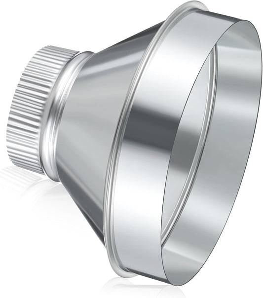8 Inch to 4 Inch Duct Reducer Increaser Galvanized Steel Air Duct Adapter Round Crimped Pipe Connector V1258-DP02-F-877