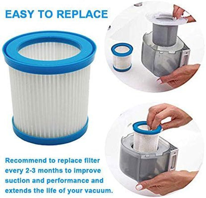 6 Packs VPF20 Replacement Filters for Black and Decker Smartech Pet 2-in-1 Stick Vacuum V1258-DP02-F-882