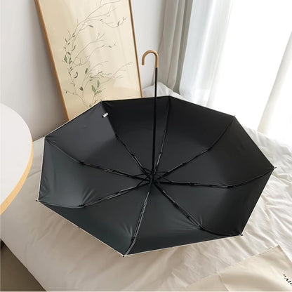 Portable Cherry Sun Umbrella with UPF50+ UV Protection, Foldable Compact Sun & Rain Travel Umbrellas with V1258-DP02-F-899