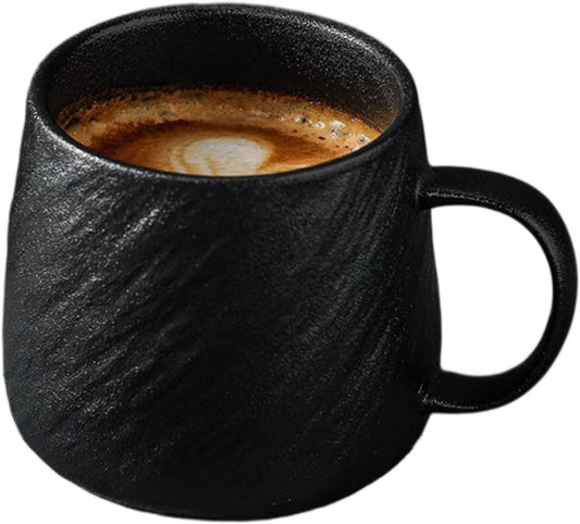 17 Oz Minimalist Ceramic Coffee Mug Tea Mug with Rock Texture Surface, Large Capacity Drinking Cup for Office V1258-DP02-F-914