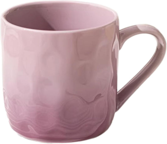 13 Oz Ombre Ceramic Coffee Mug Tea Mug, Home Drinking Cups for Matching Family and Couples (purple,13 Oz) V1258-DP02-F-917