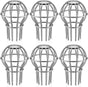6 Pack Gutter Guard 2 Inch, 304 Stainless Steel Filter Strainer Fits 1.7" to 2.4" Downspout Filter Protector V1258-DP02-F-923