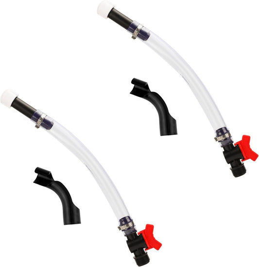 Racing Fuel Jug Hose Kit, Included 2pcs Racing Fuel Hose with Ball Valve and 2pcs Bender for Jeg LC2 Scribner V1258-DP02-F-929