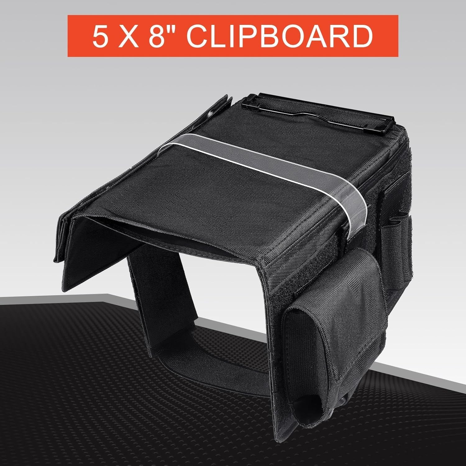 Reversible Kneeboard Pilot Black Classic Clipboard & Pen Holder Kneeboard Aviation for Professional Pilots, V1258-DP02-F-931