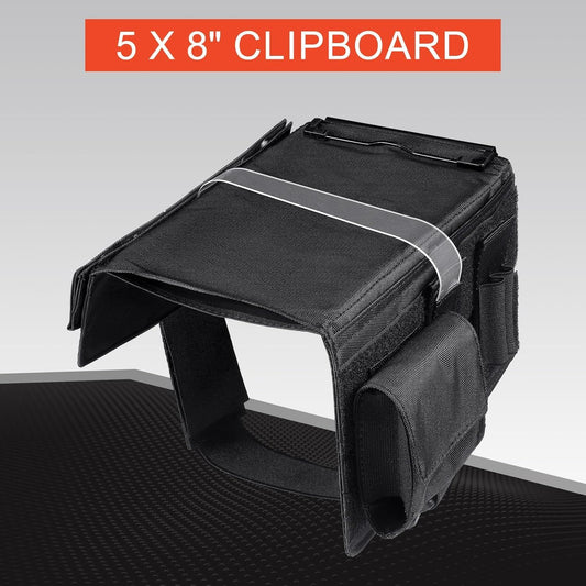 Reversible Kneeboard Pilot Black Classic Clipboard & Pen Holder Kneeboard Aviation for Professional Pilots, V1258-DP02-F-931