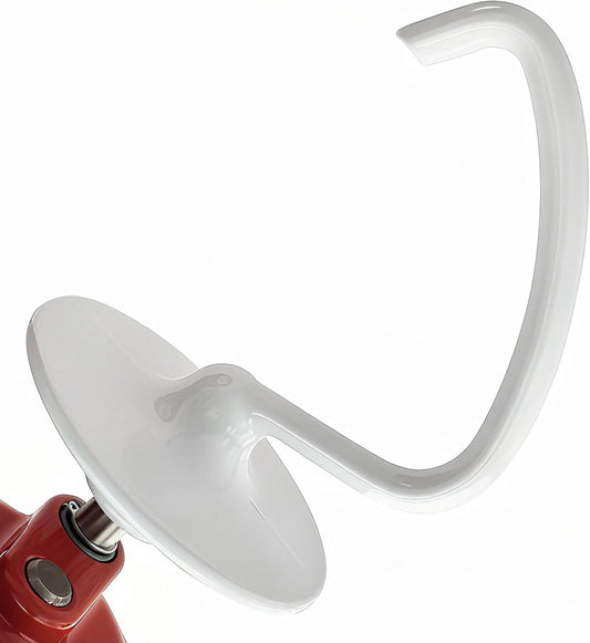 K45DH Dough Hook for KitchenAid 4.5-5 Quart Tilt-Head Stand Mixers, Coated C-Shaped Bread Hook Attachment, V1258-DP02-F-944