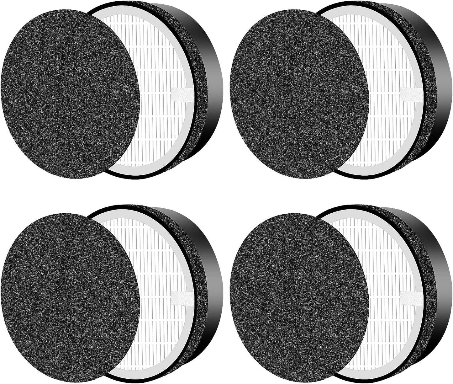 for LEVOIT LV-H132 Replacement Filters, Compatible with LV-H132 3-in-1 Nylon Pre-Filter, High-Efficiency V1258-DP02-F-953