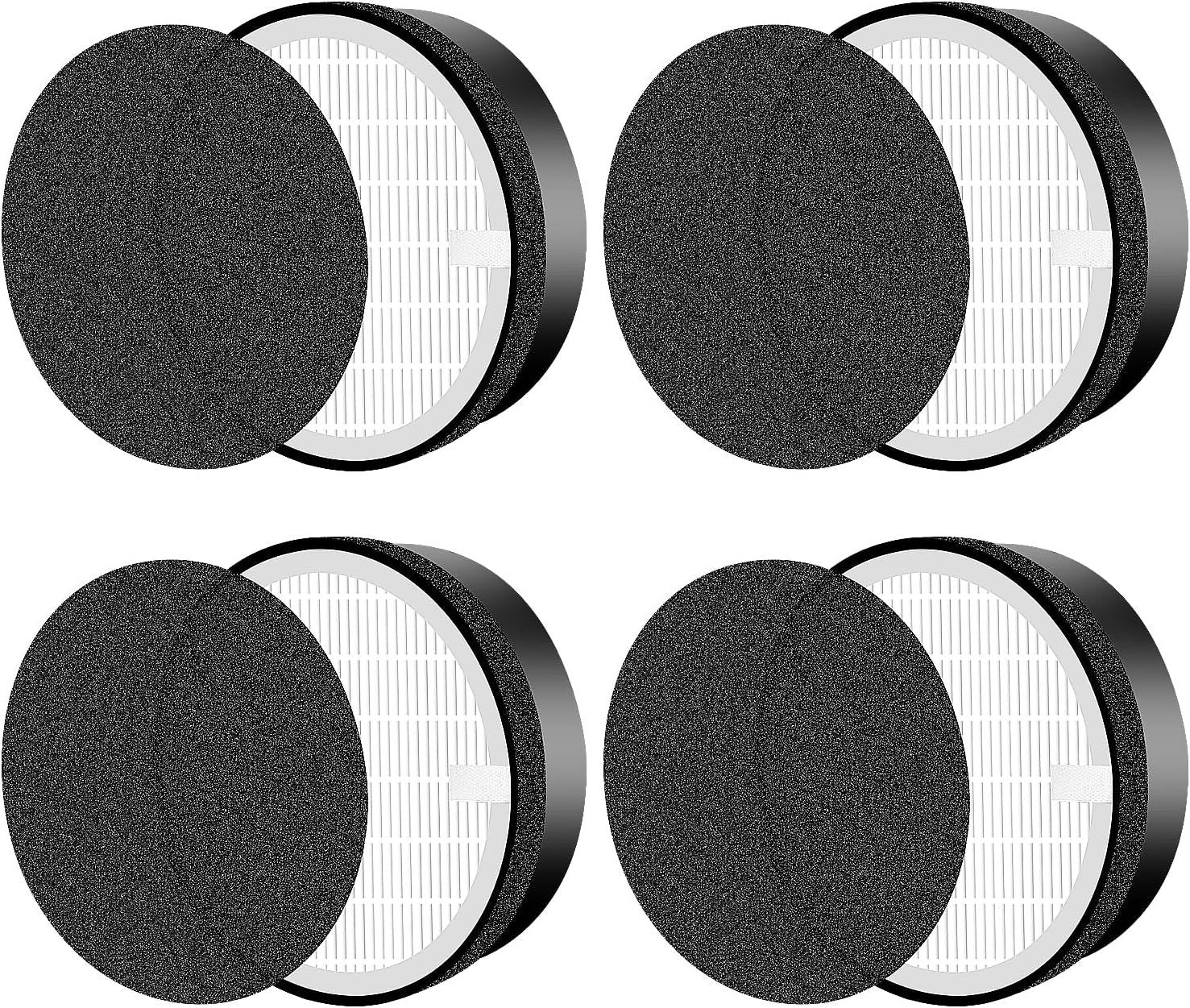 for LEVOIT LV-H132 Replacement Filters, Compatible with LV-H132 3-in-1 Nylon Pre-Filter, High-Efficiency V1258-DP02-F-953