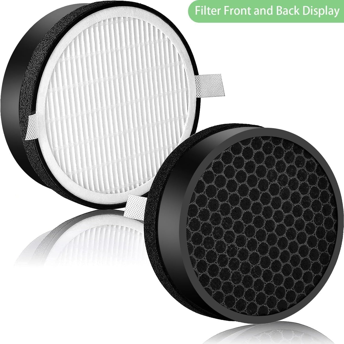 for LEVOIT LV-H132 Replacement Filters, Compatible with LV-H132 3-in-1 Nylon Pre-Filter, High-Efficiency V1258-DP02-F-953